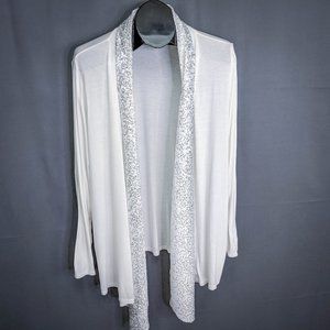 Lane Bryant Womens Cardigan 18/20 2X Off White
